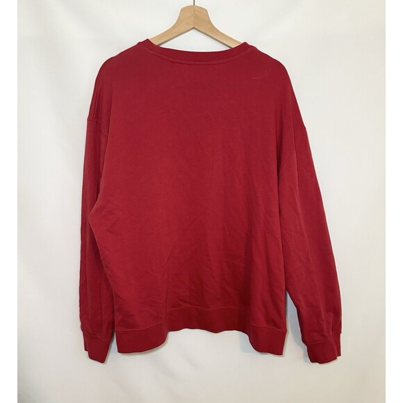 Disney Rainbow Mickey Mouse Hands Heart PRIDE Red Pullover Sweater 2XL - Picture 2 of 11